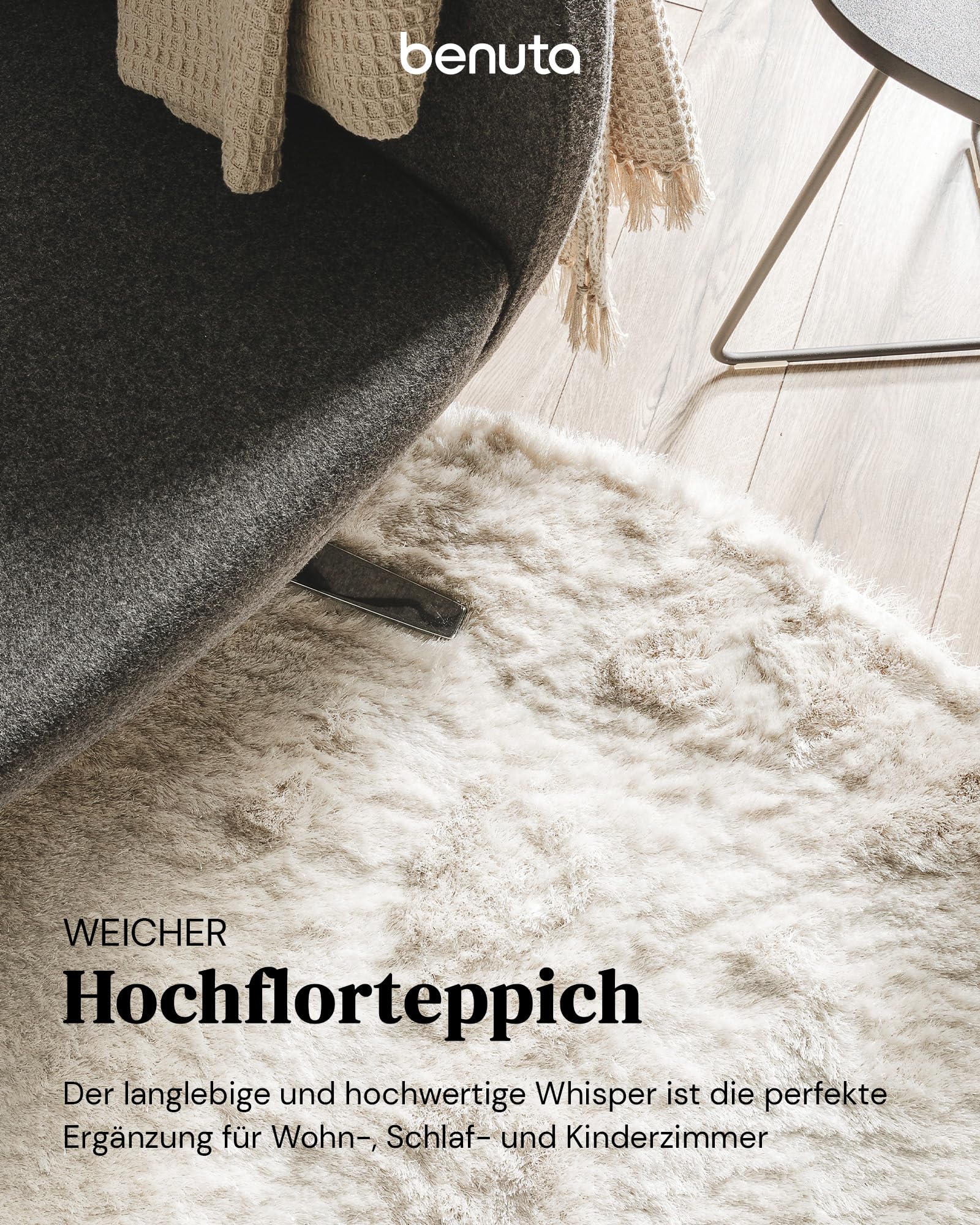 benuta-nest-whisper-hochflorteppich-beige-rund-80-cm image 3