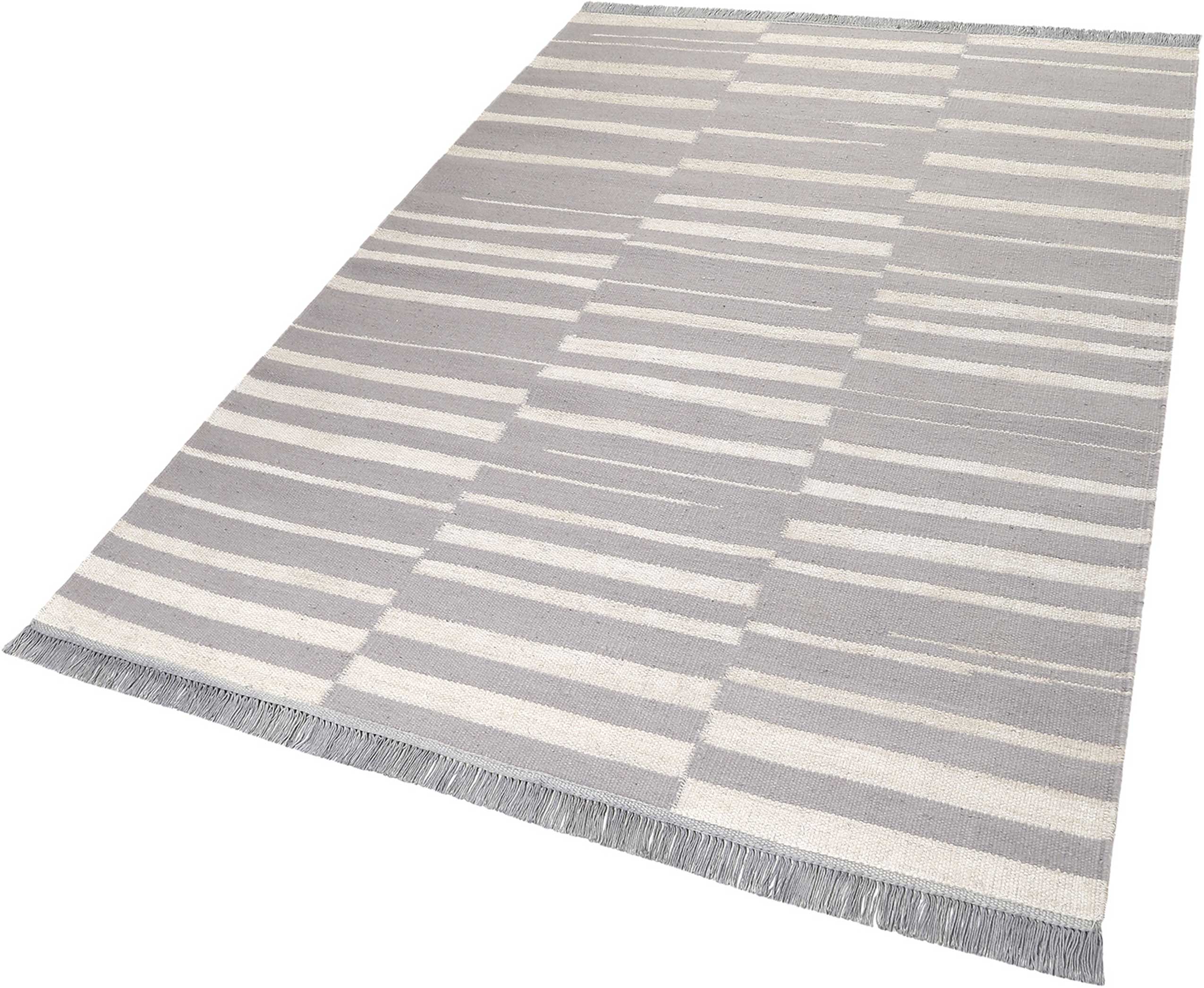 weconhome-kelim-teppich-grau-beige-skid-marks-naturfaser-handgewebt image 2