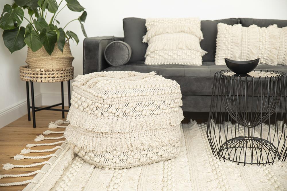 kayoom-bohist-325-pouf-boho-style-hocker-mit-fransen-quasten image 5