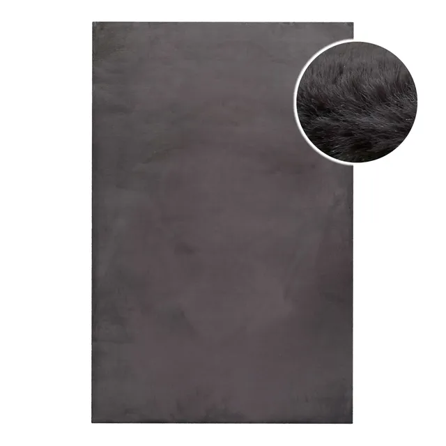 weconhome-basics-kunstfell-teppich-anna-anthrazit-hochflor image 1