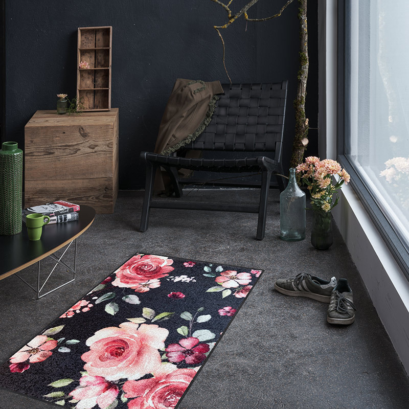 salonloewe-beverly-teppich-75-x-120-cm-waschbar-blumenmotiv-in-rosat-nen image 2