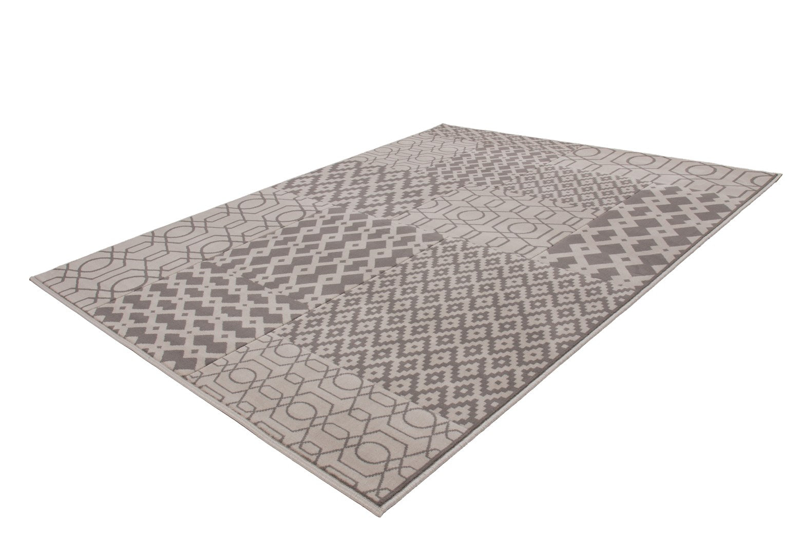kayoom-lina-325-kurzflorteppich-3d-optik-multi-schwarz-verschiedene-gr-en image 4