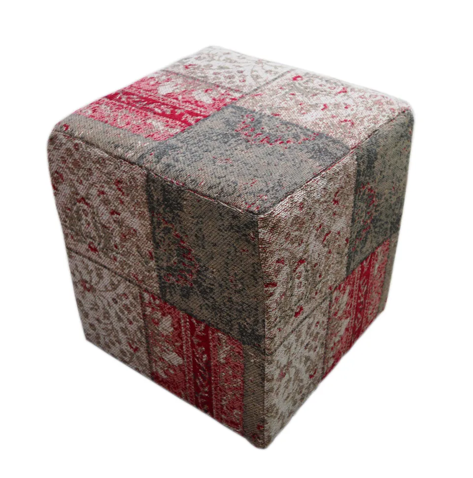 kayoom-solitaire-pouf-410-bunter-hocker-mit-baumwollbezug image 1