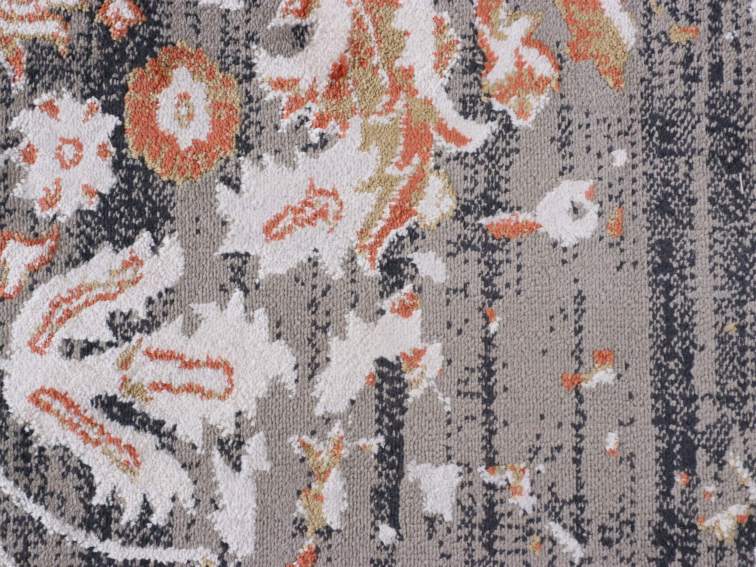 carpetfine-vintage-teppich-medina-grau-80x150-cm image 5