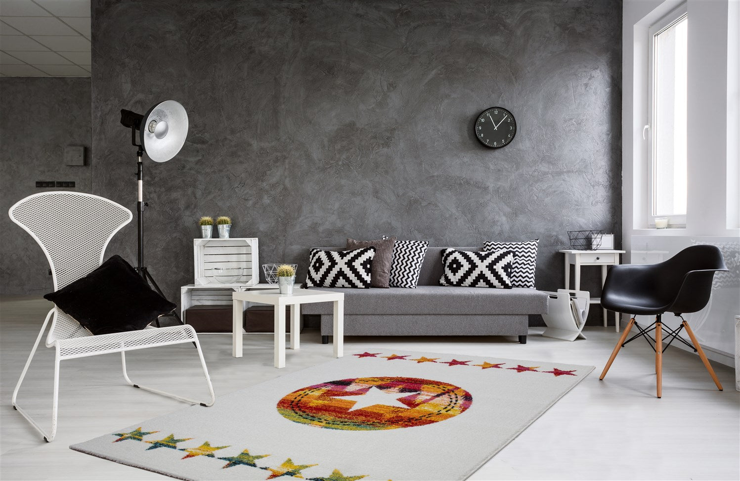 kayoom-hacienda-410-kurzflorteppich-modern-kontrastreich-handfest image 2