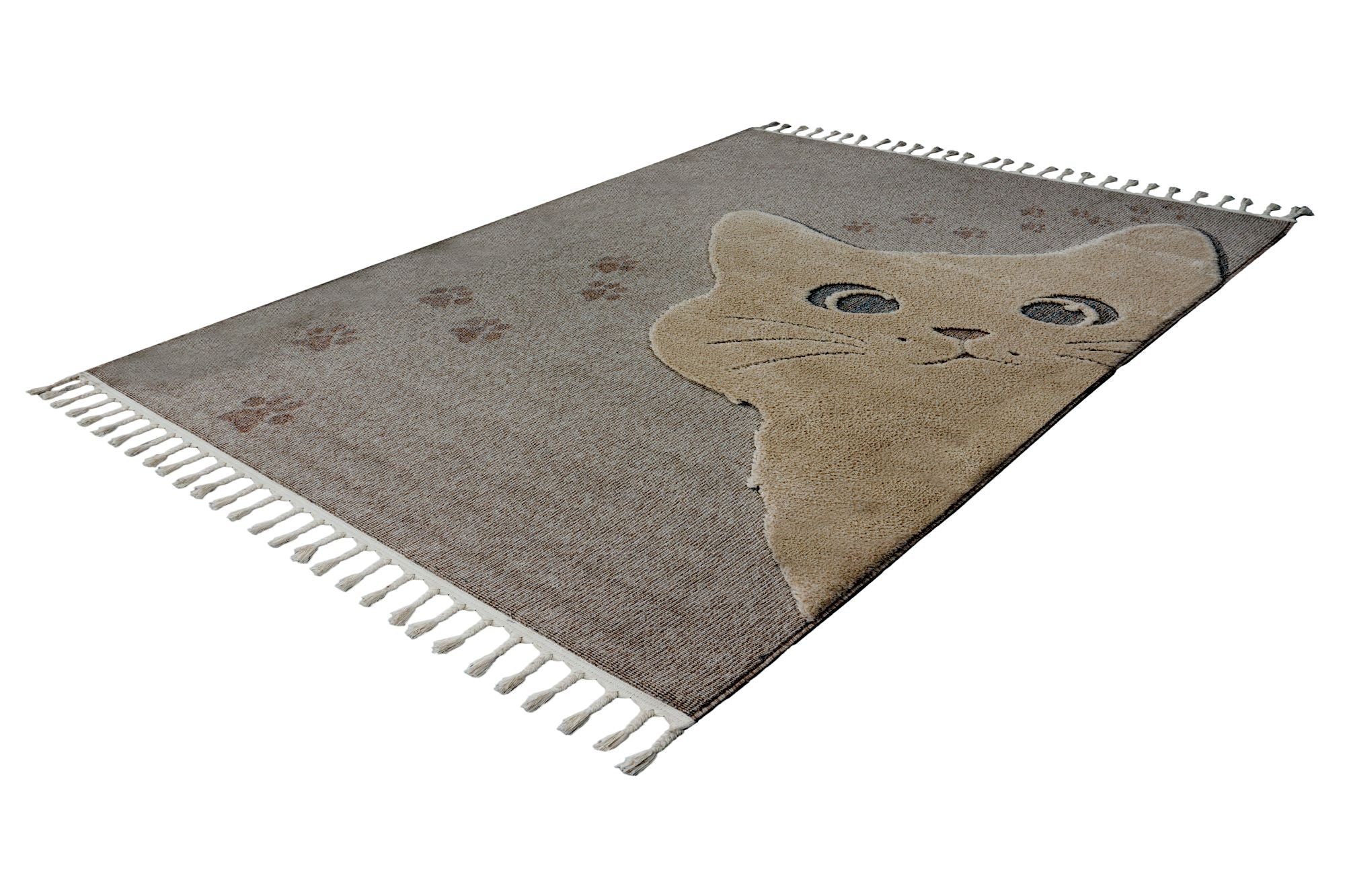 kayoom-modena-421-kinderzimmerteppich-taupe-9-mm-kurzflor-47-50-statt-95-00 image 2