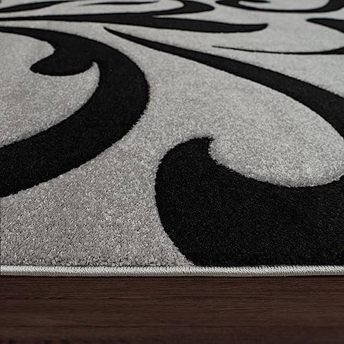 paco-home-designer-teppich-konturenschnitt-60x110-cm-grau-schwarz image 7
