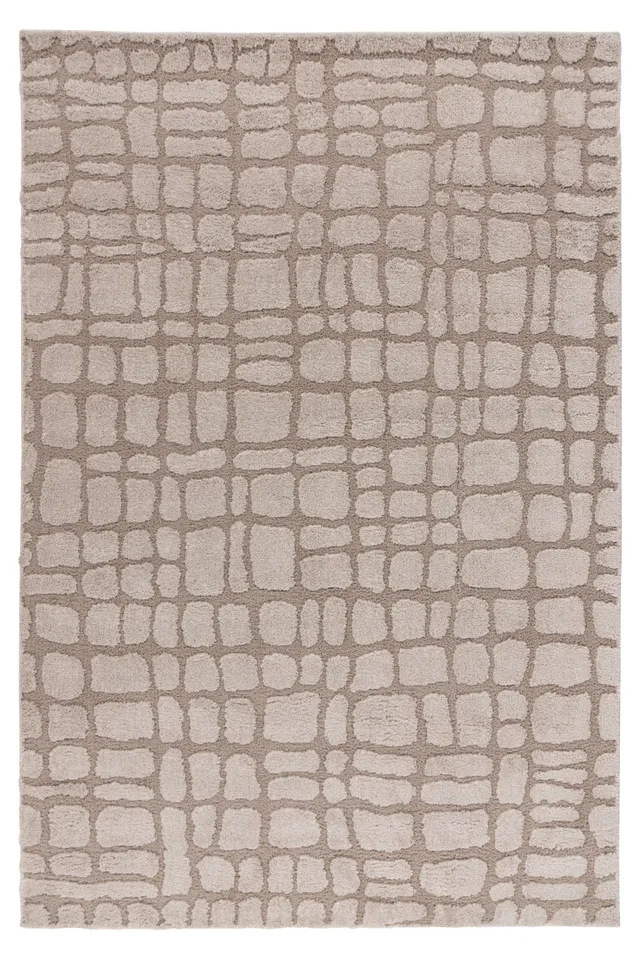kayoom-obilisk-125-kurzflorteppich-20-mm-flor-1000-g-m-polyester-beige image 1