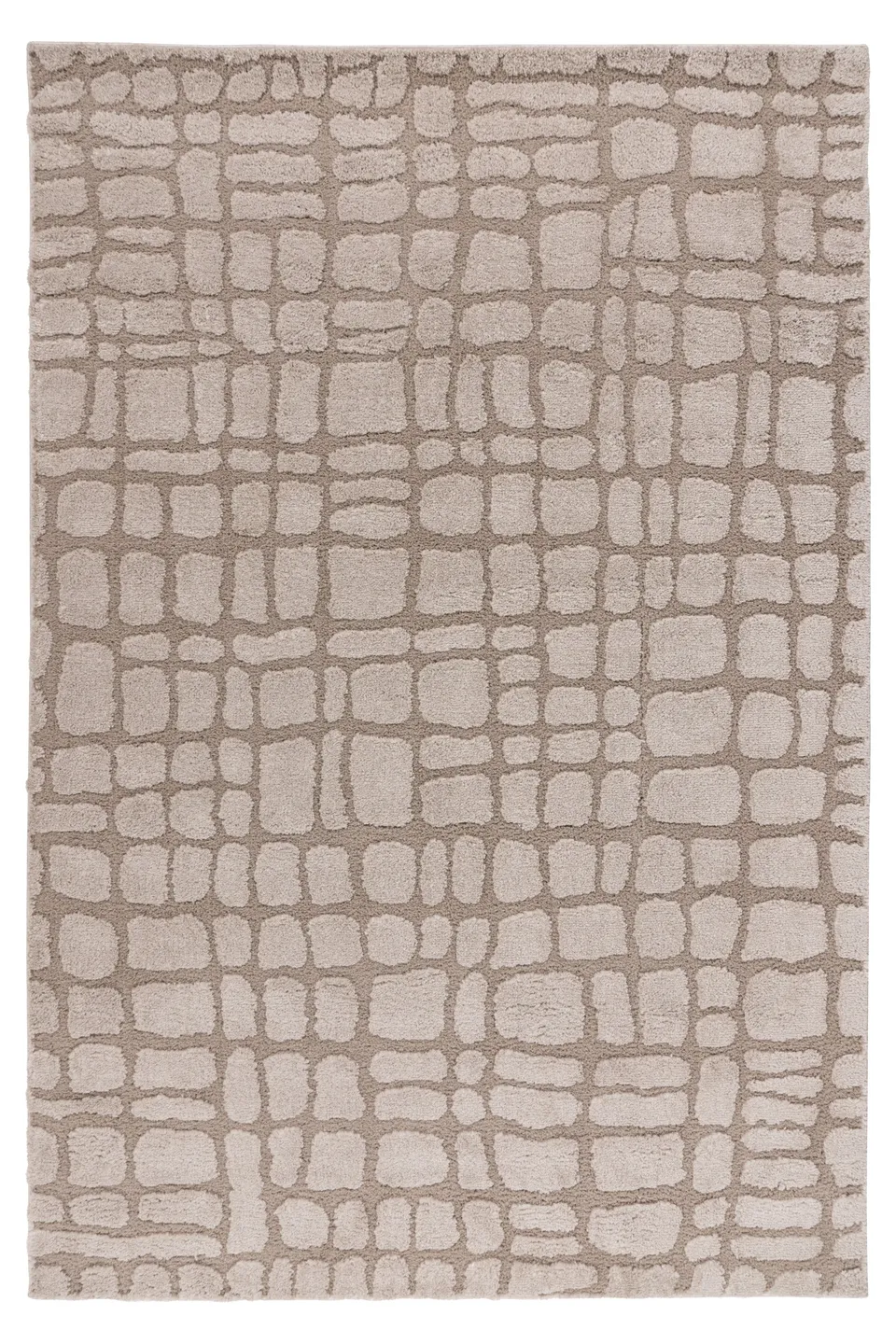 kayoom-obilisk-125-kurzflorteppich-20-mm-flor-1000-g-m-polyester-beige image 1