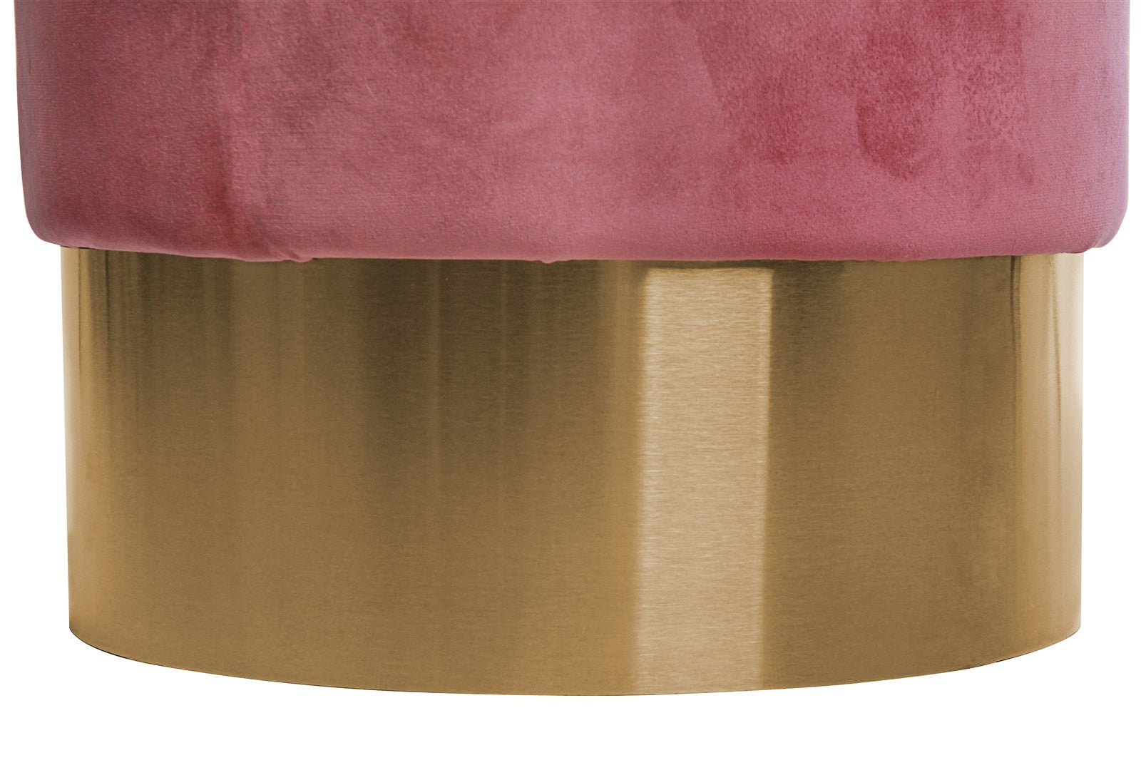 kayoom-aspen-110-hocker-runder-sitzhocker-mit-polyesterbezug-und-edelstahlfu image 8