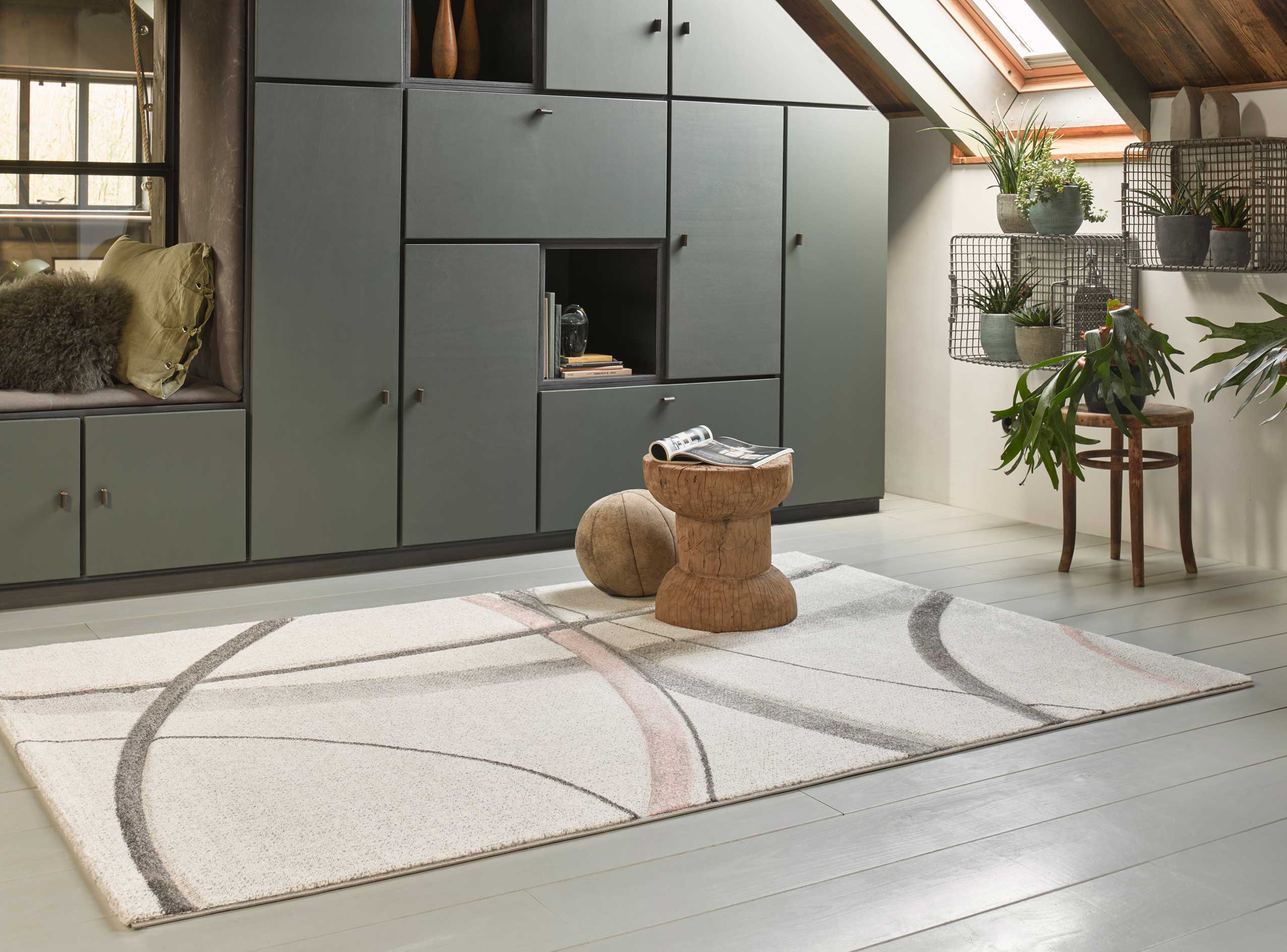 weconhome-cloud7-kurzflor-teppich-beige-rosa-eckig-gewebt image 7