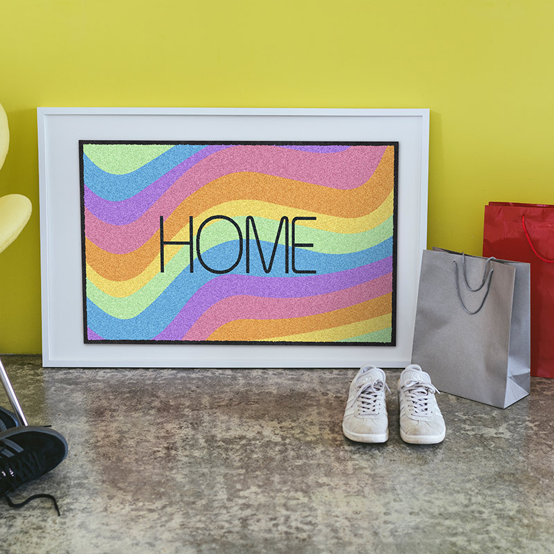 salonloewe-rainbow-wave-home-eingangsmatte-50-x-75-cm-farbenfrohe-fu-matte-mit-h image 2