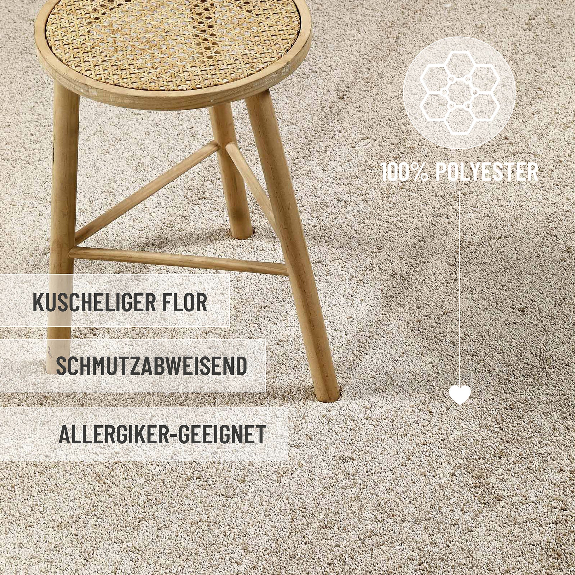 weconhome-basics-kurzflorteppich-nova-rund-sand-beige-maschinell-gewebt-syntheti image 7