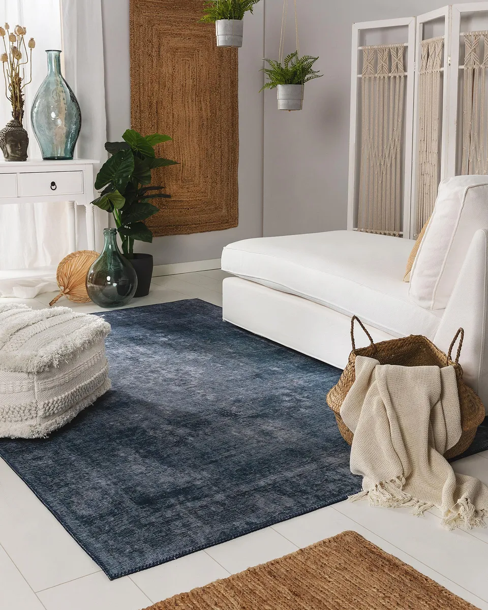 benuta-pop-teppich-laury-blau-160x230-cm-kunstfaser-rechteckig-vintage-stil-pfle image 1