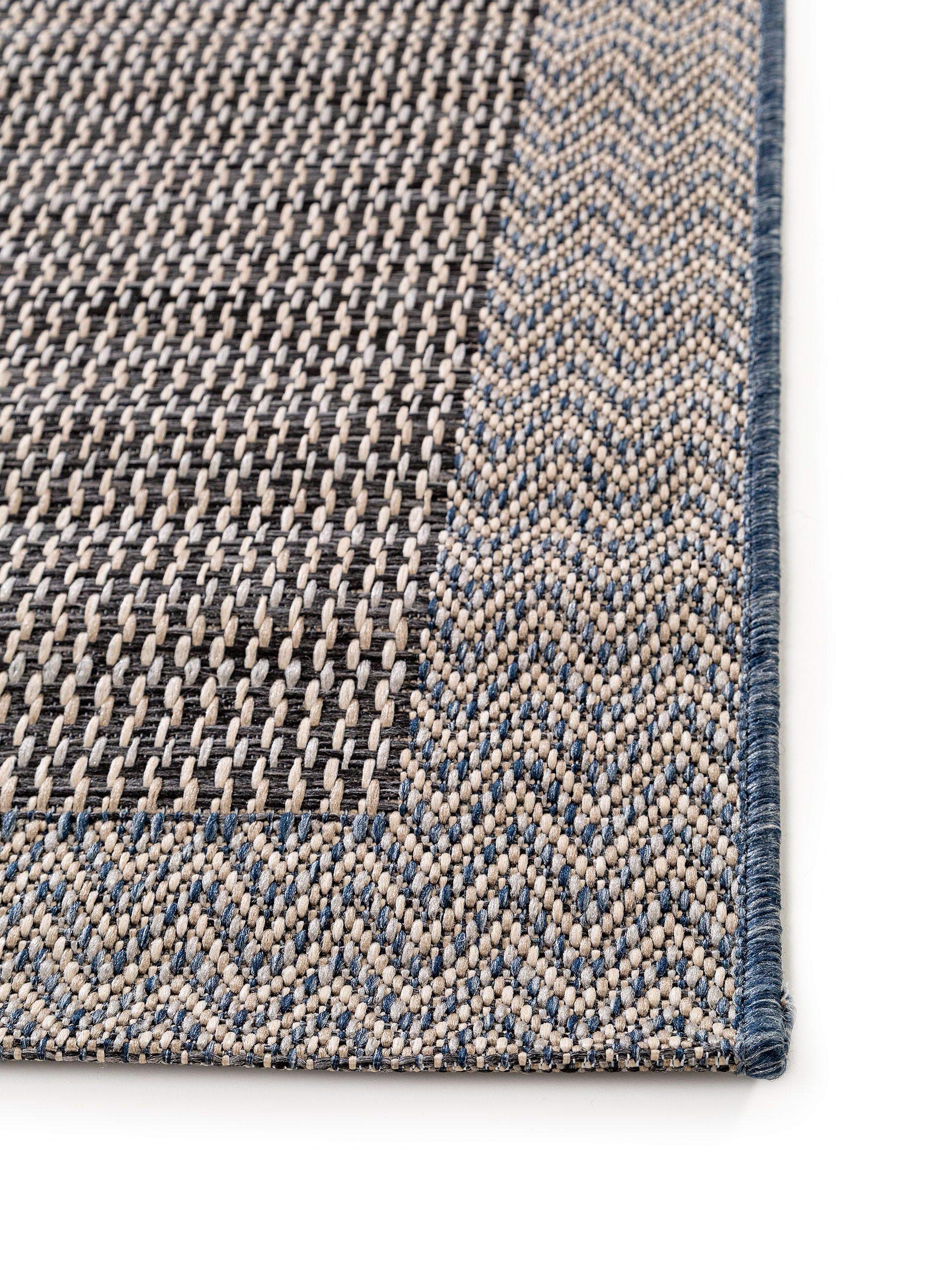 benuta-plus-in-outdoor-l-ufer-river-beige-blau-67x240-cm image 3