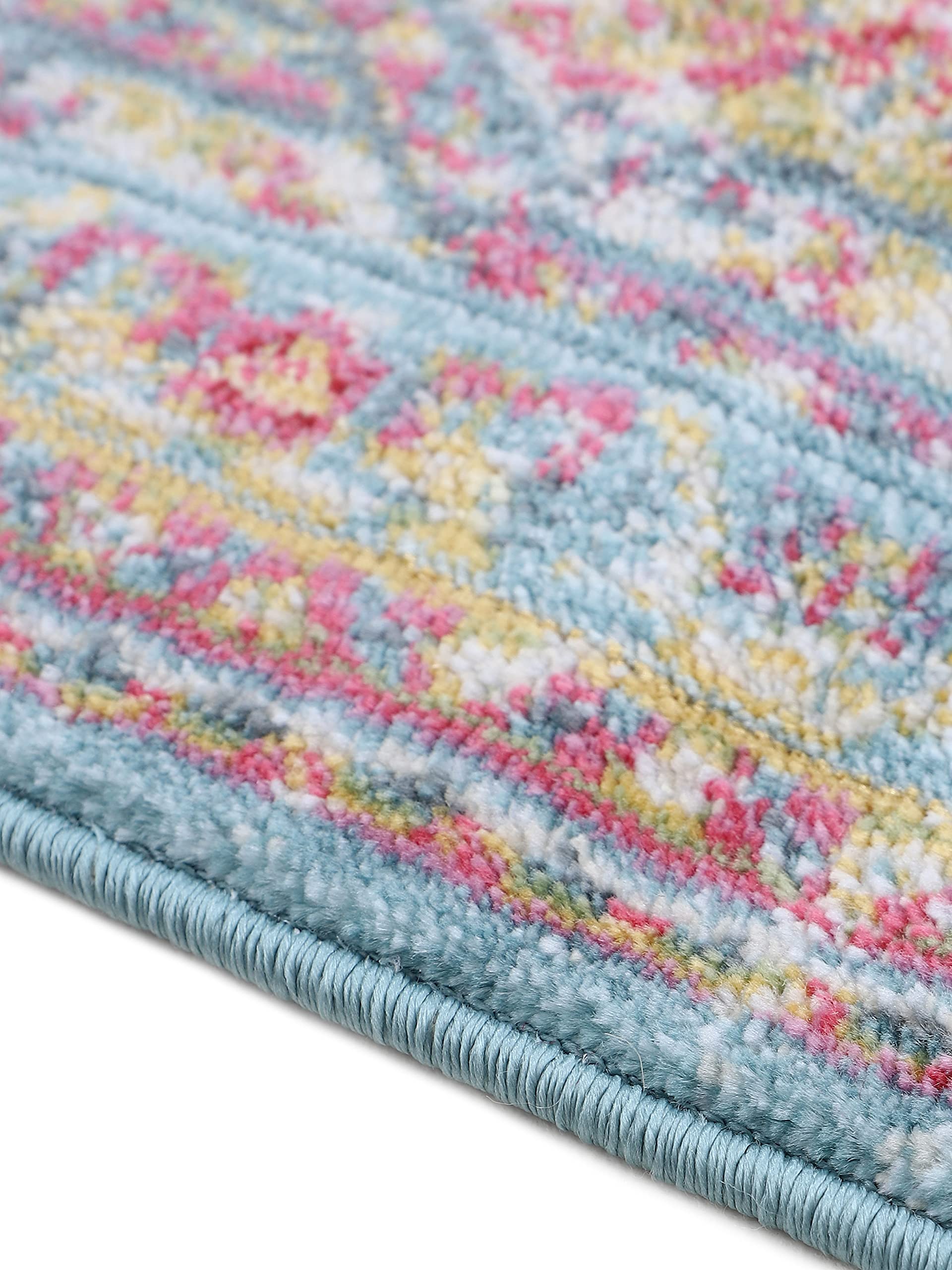carpetfine-yuri-vintage-teppich-t-rkis-80x150-cm-moderner-teppich-f-r-wohn-und-s image 6