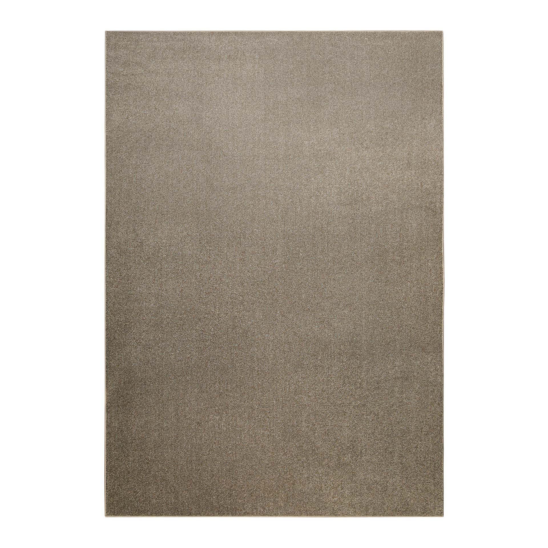 weconhome-tim-kurzflor-teppich-in-dunkelbeige-meliert-getufteter-synthetik-teppi image 1