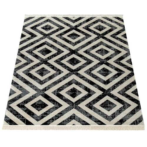 paco-home-aachen-outdoor-teppich-120x170-cm-schwarz-wei-rauten-vintage image 8
