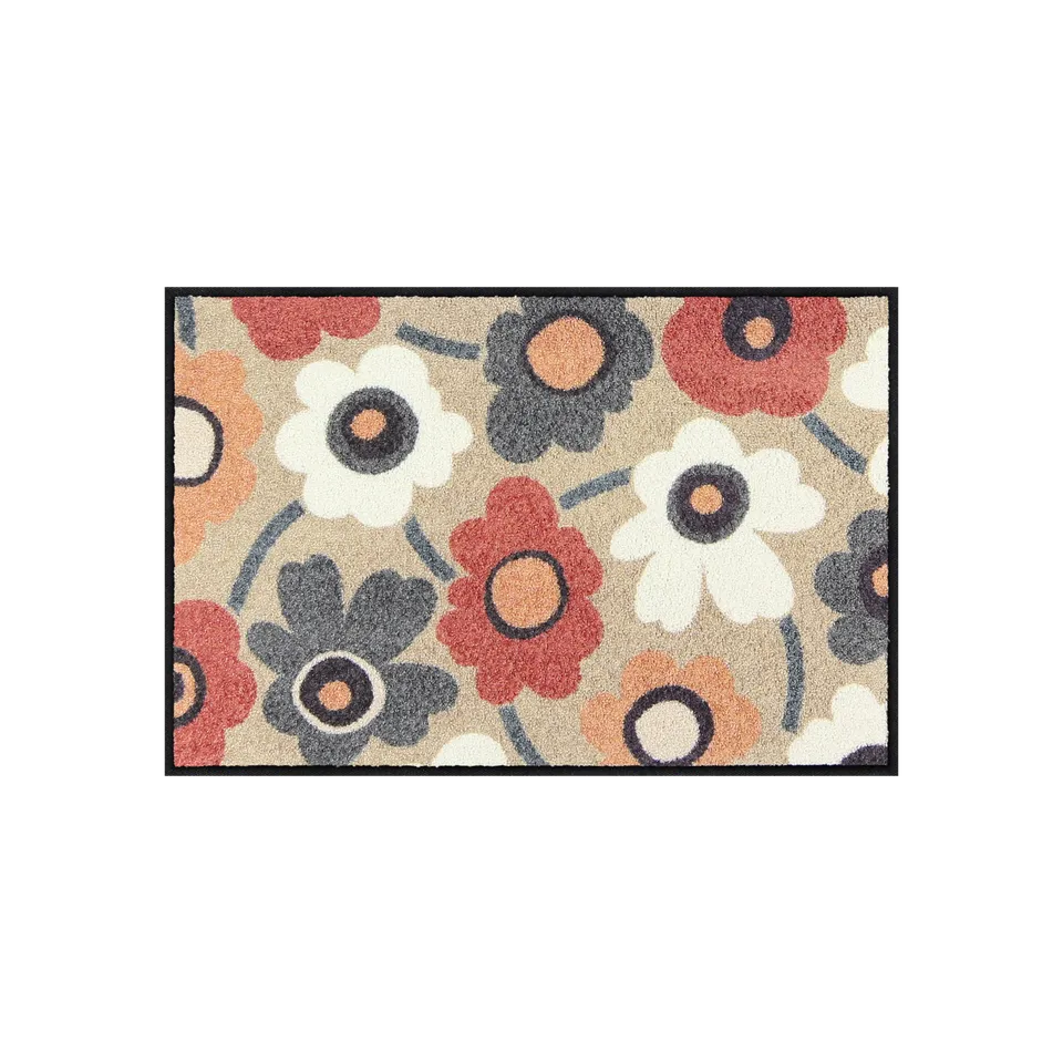 salonloewe-blooming-harmony-blue-rose-eingangsmatte-50-x-75-cm-schmutzfangmatte- image 1