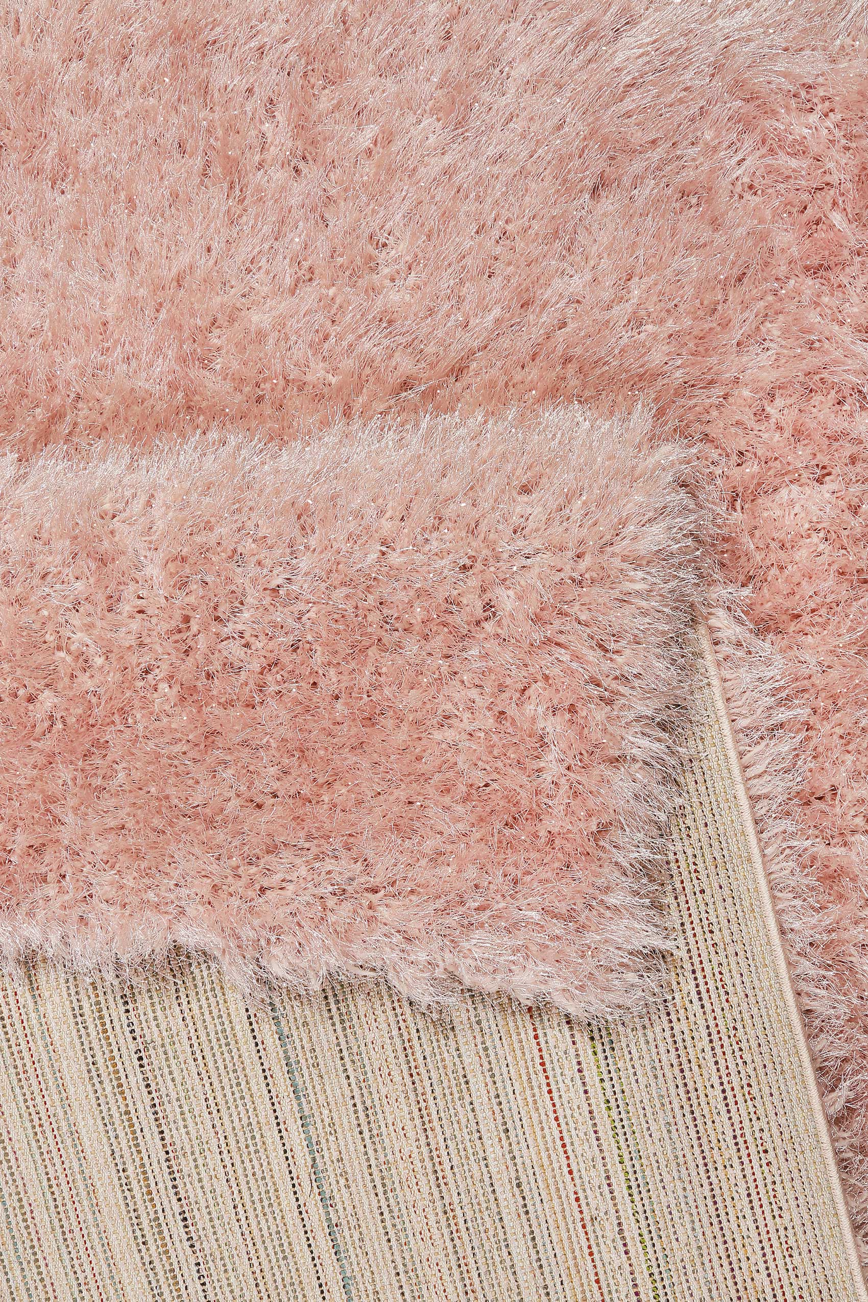 weconhome-shiny-touch-hochflor-teppich-rosa-gl-nzender-shaggy-mit-glanzf-den image 3