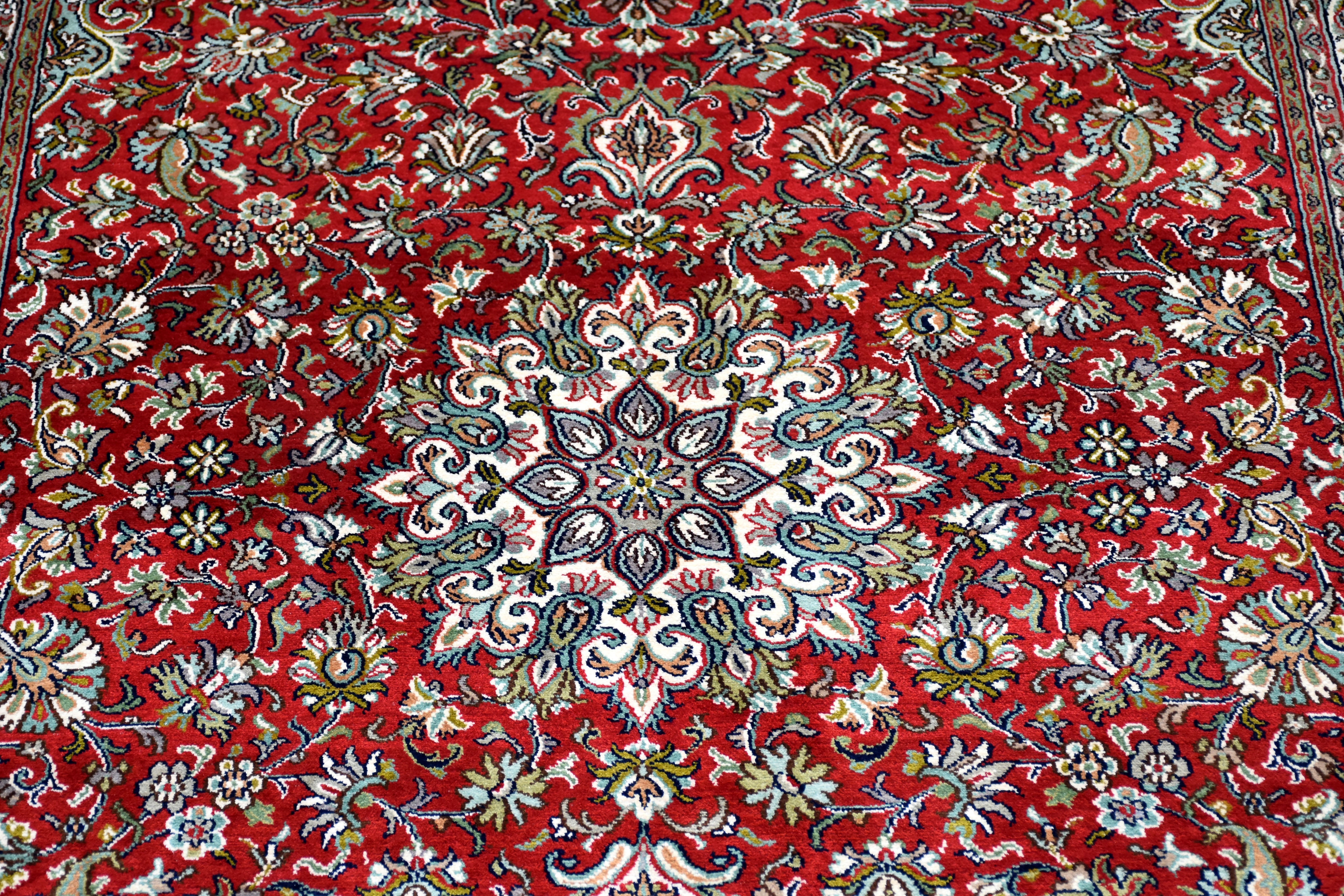 kayoom-kashan-12306-multi-handgewebter-orient-teppich-133-cm-x-181-cm image 4