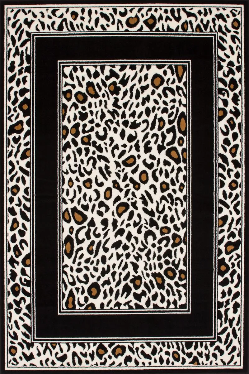 kayoom-sona-7280-teppich-mit-leo-print-flachflor-exotisches-design-verschiedene- image 1