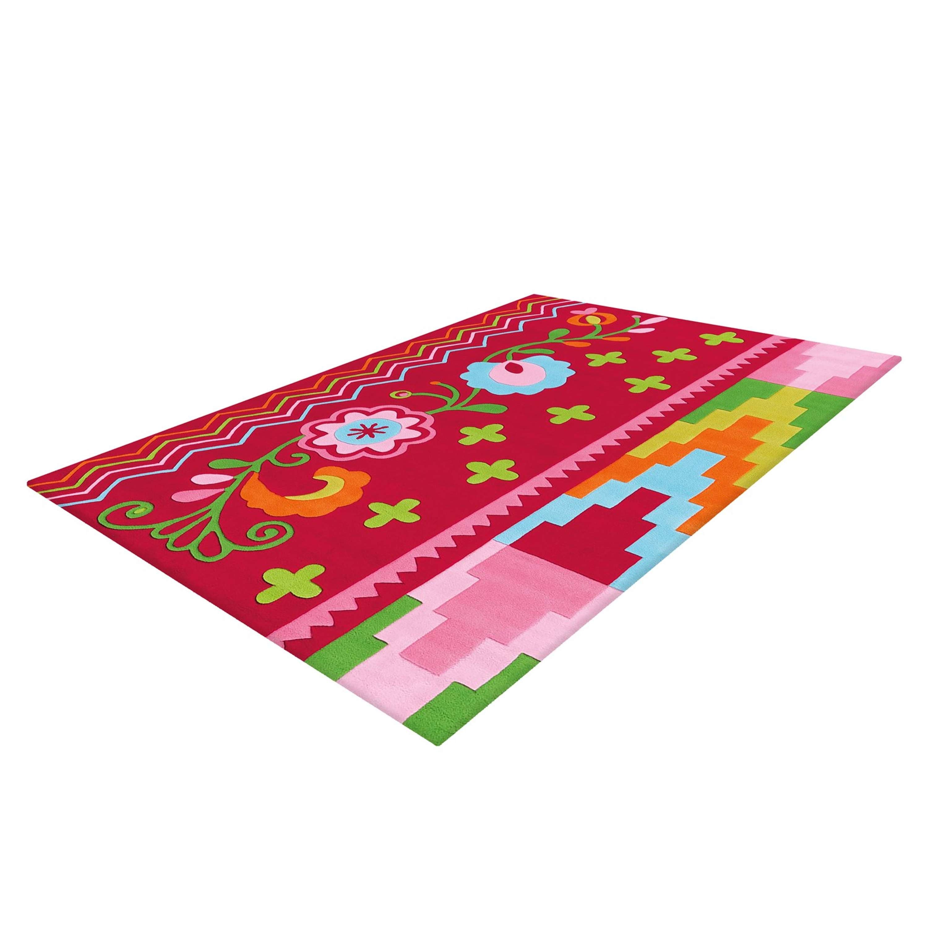 kayoom-sam-4144-kurzflorteppich-handgetufteter-farbenfroher-teppich-f-r-flur-und image 4