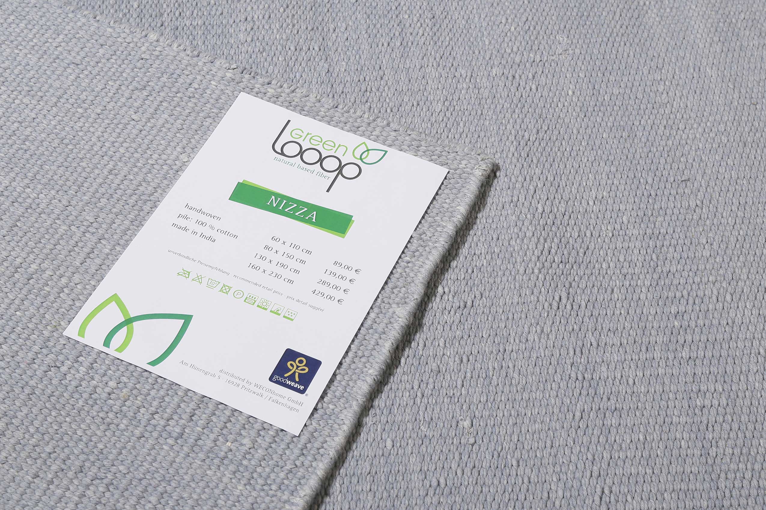 weconhome-green-looop-kelim-teppich-nizza-grau-handgewebte-baumwolle image 4