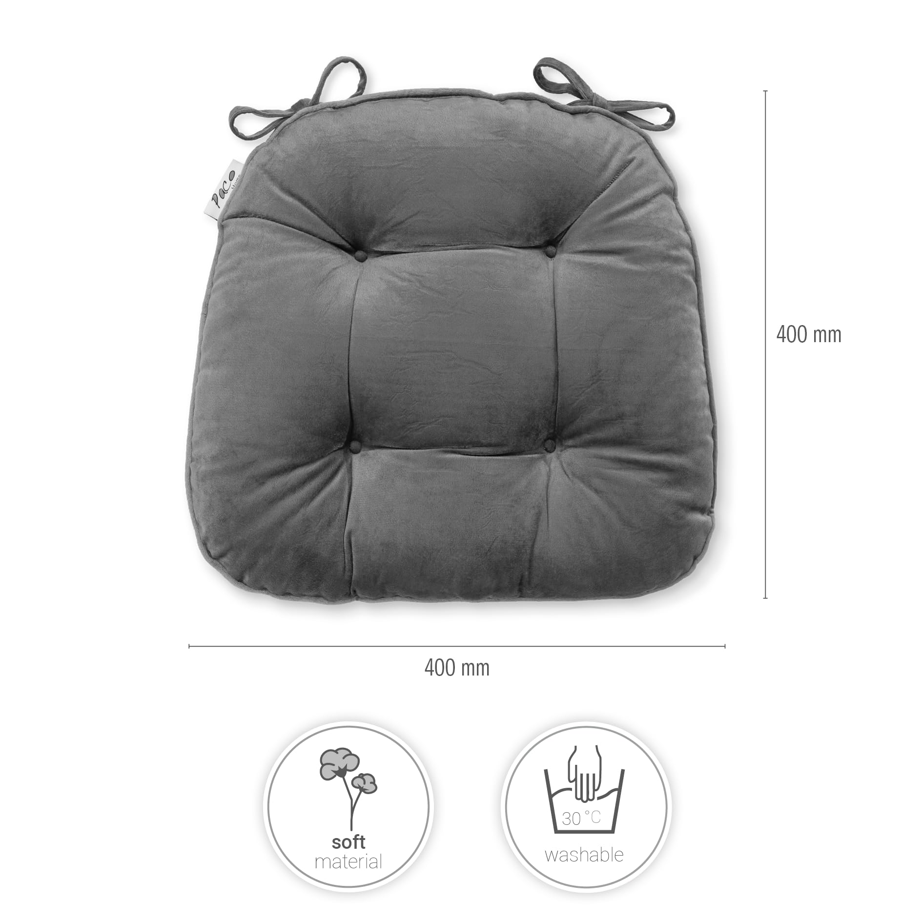 paco-home-sitzkissen-mit-befestigungsb-ndern-40x40-cm-stuhlkissen-indoor-2er-set-11 image 4