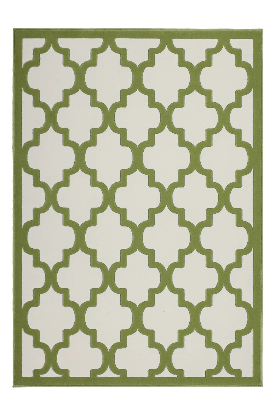 kayoom-manolya-3097-kurzflorteppich-mit-konturenschnitt-und-geometrischem-trendd image 1