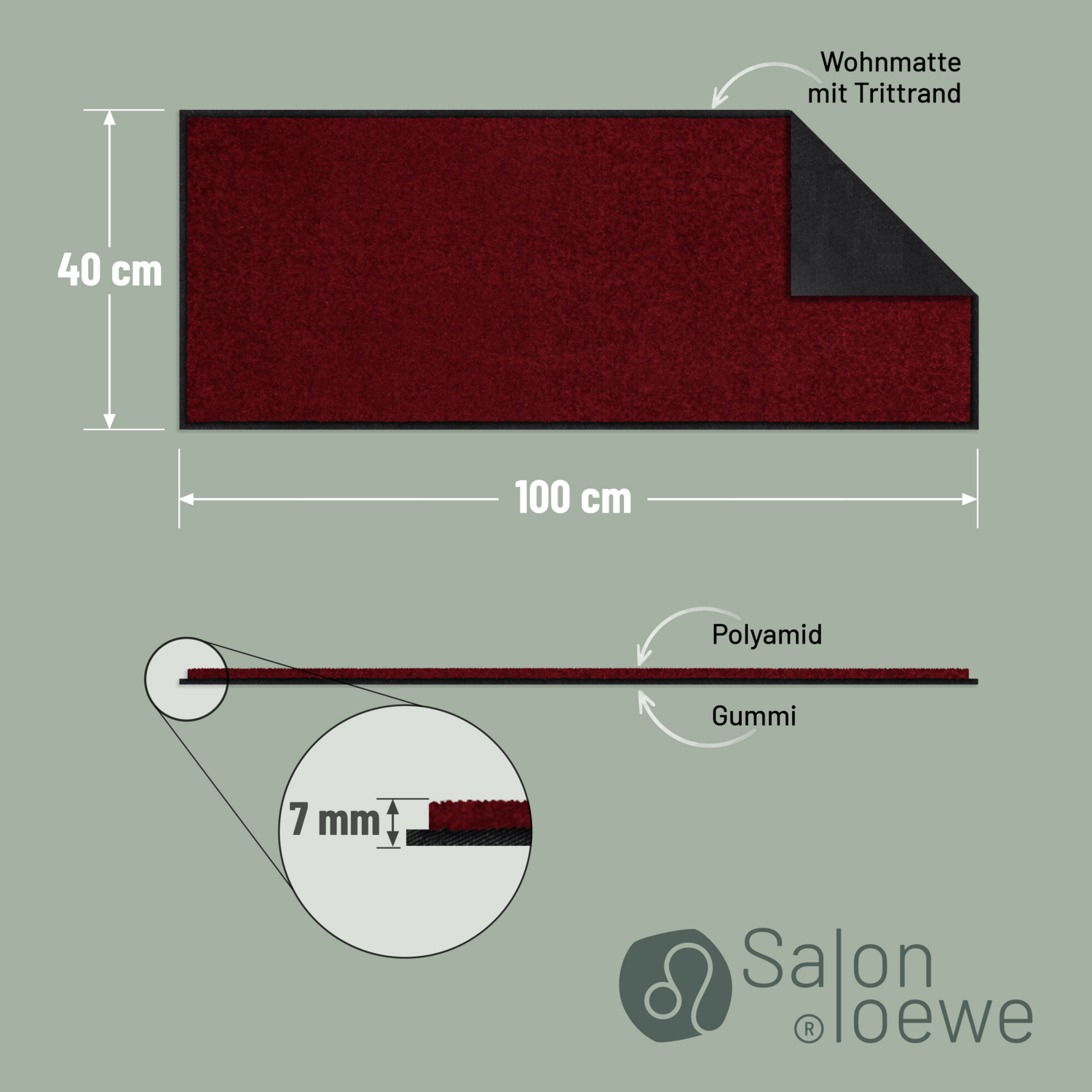 salonloewe-weinrot-teppich-40-x-100-cm image 3