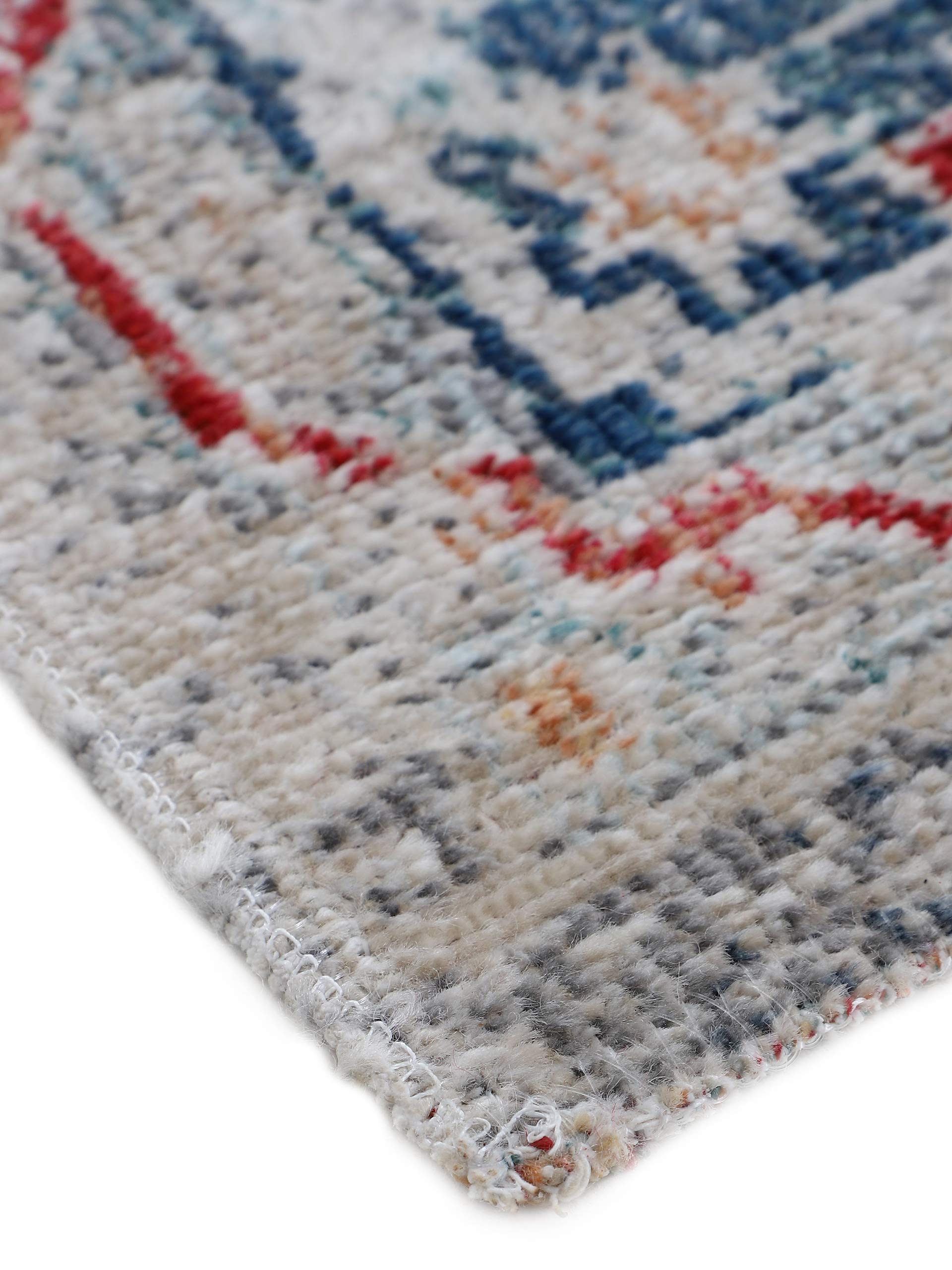carpetfine-flachgewebeteppich-noah-hellgrau-80x150-cm-moderner-vintage-teppich-f image 5