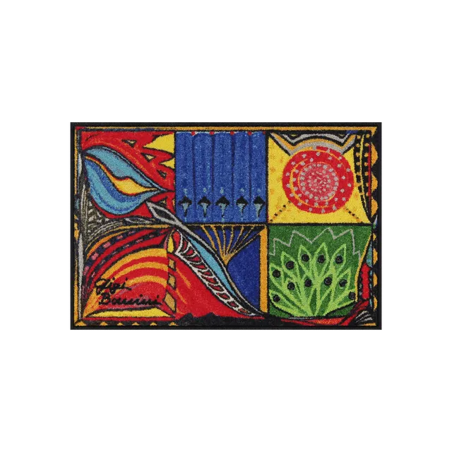 salonloewe-gemelli-teppich-50-x-75-cm-buntes-design-rutschfest-waschbar image 1