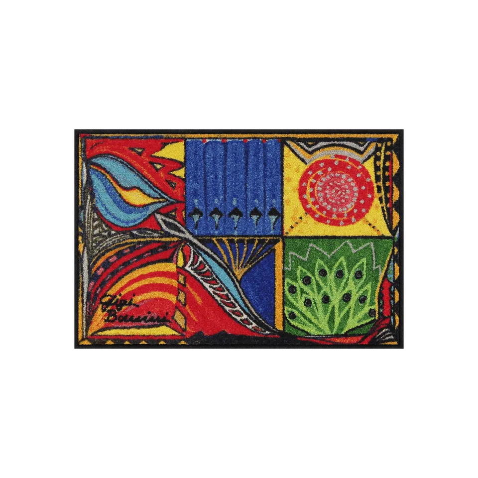 salonloewe-gemelli-teppich-50-x-75-cm-buntes-design-rutschfest-waschbar image 1