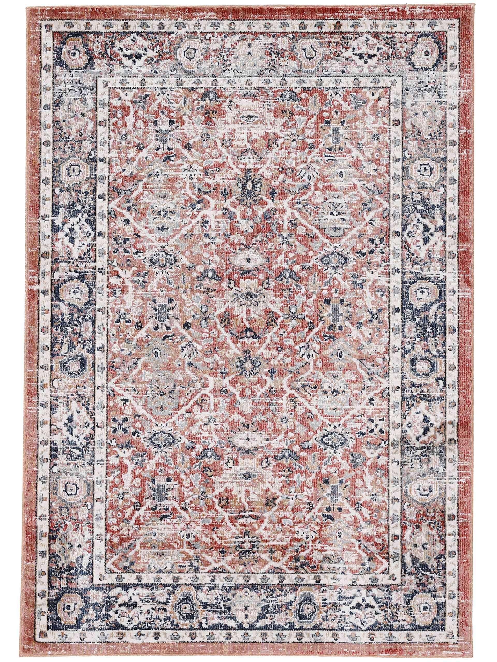 carpetfine-teppich-liana-rot-80x150-cm-moderner-vintage-teppich-f-r-wohn-und-sch image 1