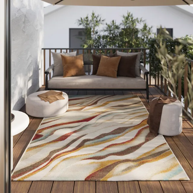 weconhome-creek-in-outdoorteppich-beige-bunt-gewebt image 1