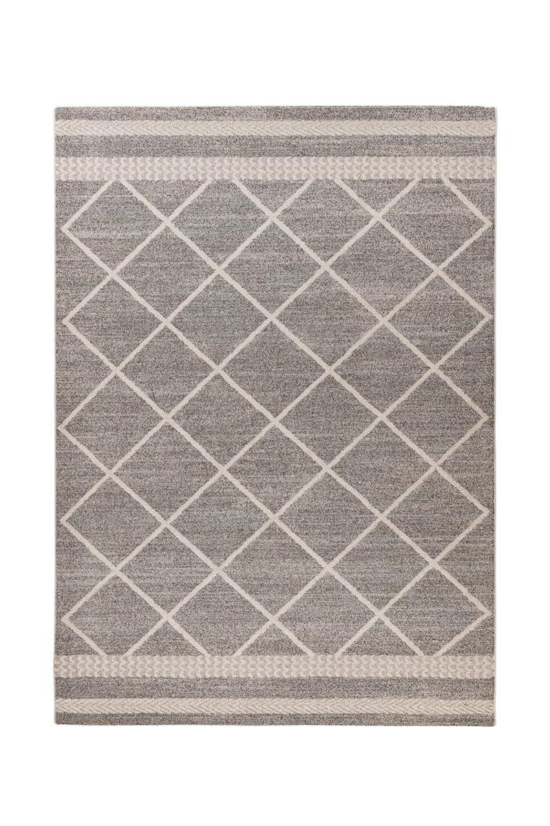 kayoom-rhombus-225-moderner-kurzflorteppich-mit-grafischem-rautenmuster-pflegele image 1