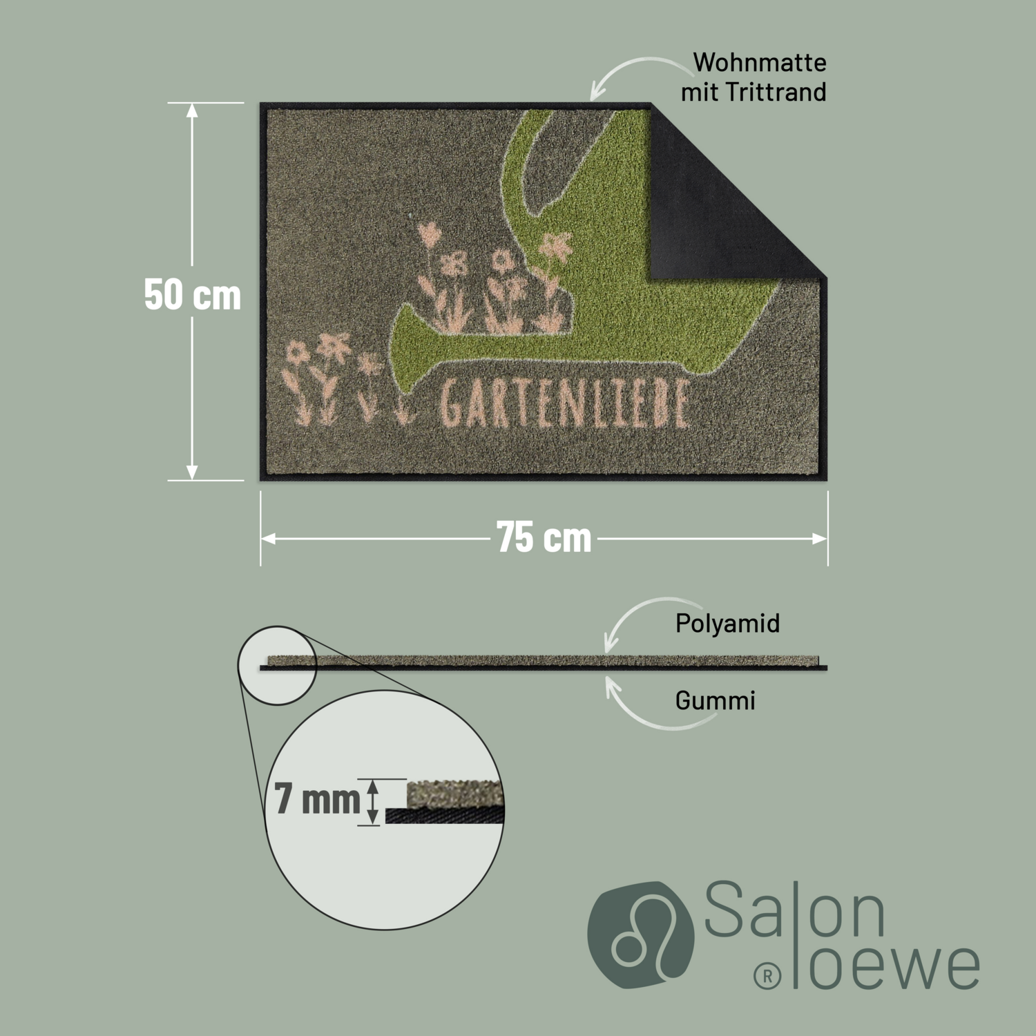 salonloewe-gartenliebe-gr-n-apricot-eingangsmatte-50-x-75-cm image 4