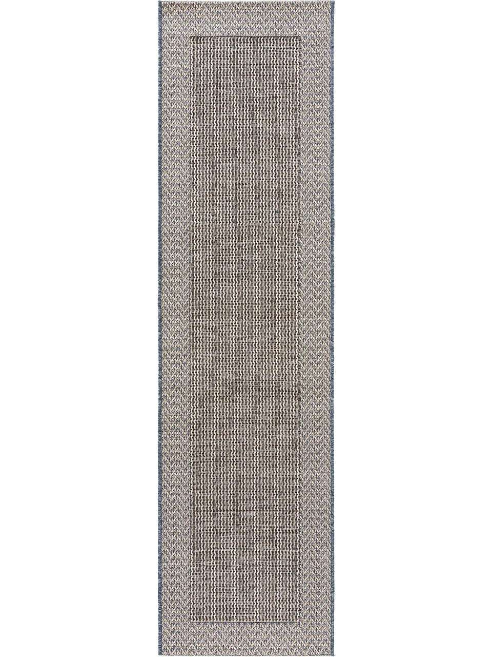 benuta-plus-in-outdoor-l-ufer-river-beige-blau-67x240-cm image 1