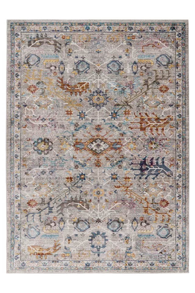kayoom-scout-125-kurzflorteppich-10-mm-flor-2000-g-m-buntes-multi-design-pflegel image 1