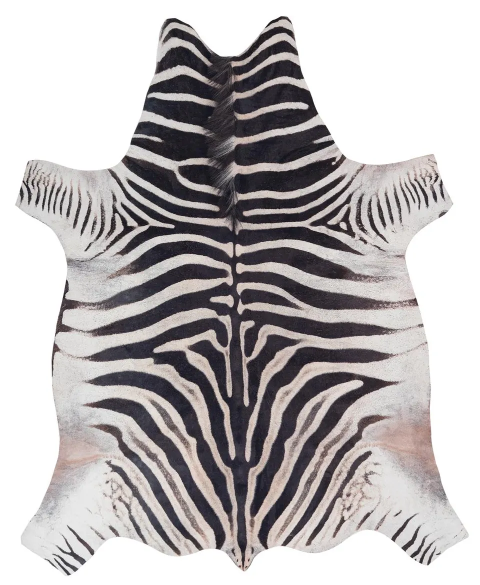 kayoom-sanarai-202-kunstfell-teppich-schwarz-wei-155-x-190-cm image 1