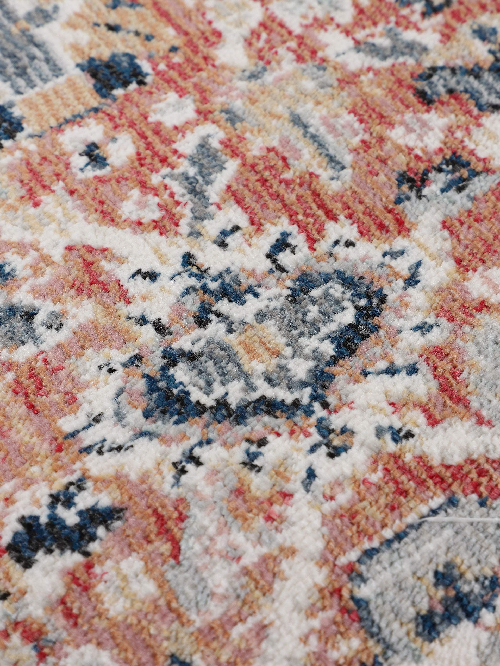 carpetfine-teppich-liana-rot-80x150-cm-moderner-vintage-teppich-f-r-wohn-und-sch image 8