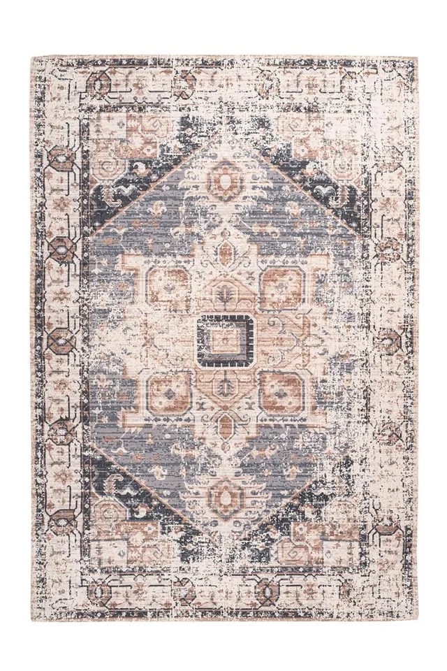 kayoom-indiana-125-flachflorteppich-vintage-design-mit-ethno-style image 1