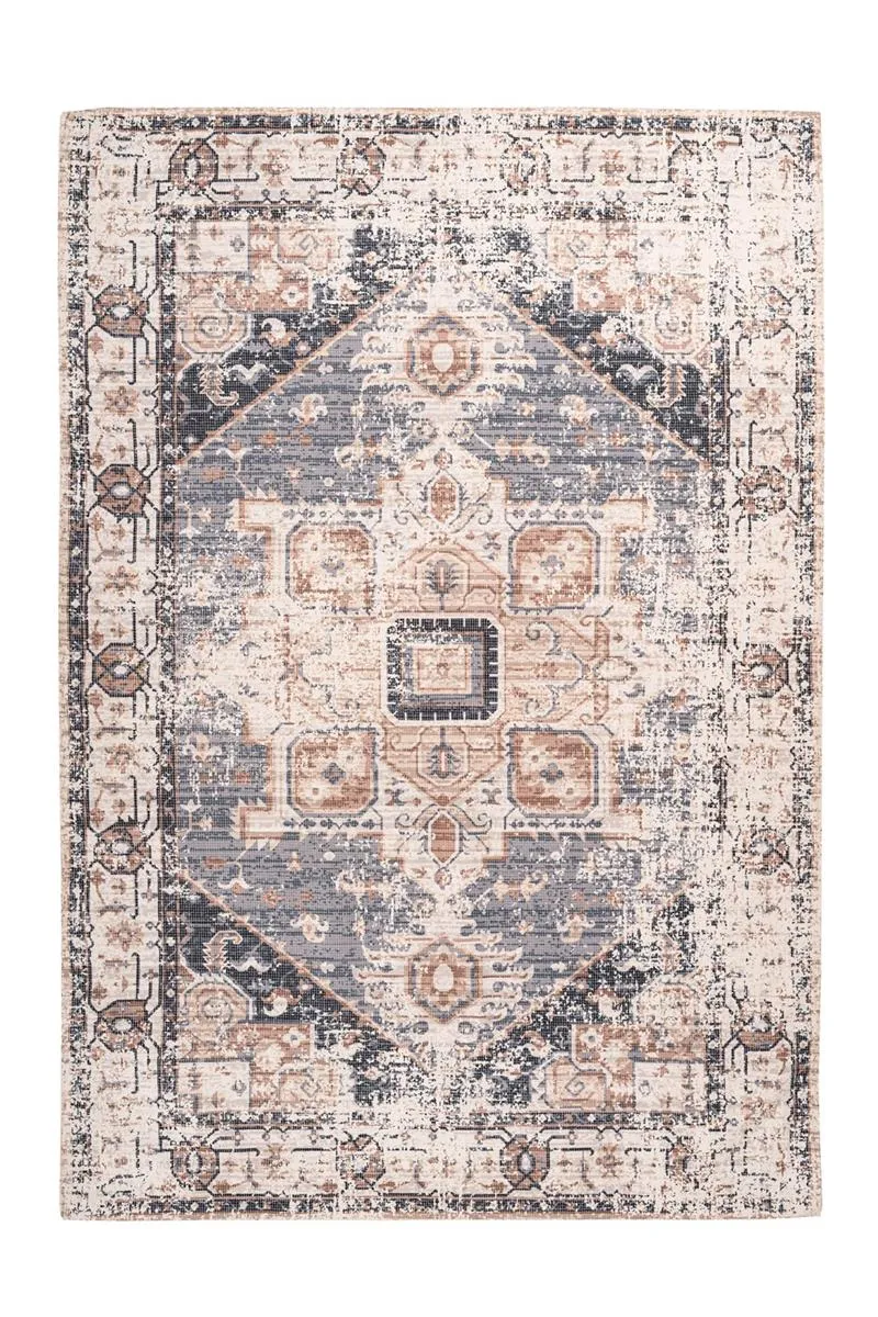 kayoom-indiana-125-flachflorteppich-vintage-design-mit-ethno-style image 1