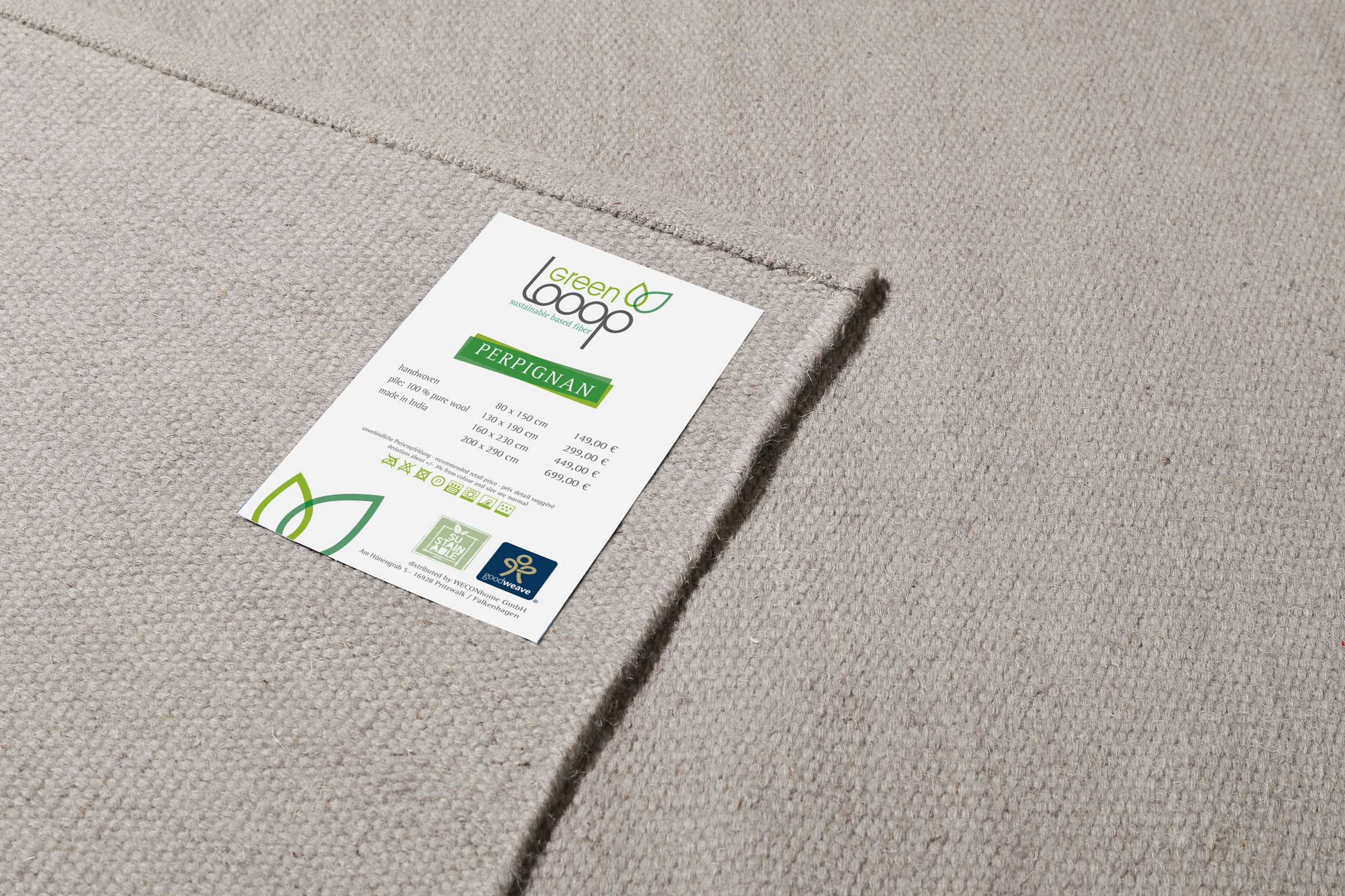 green-looop-kelim-teppich-grau-beige-aus-wolle-perpignan image 4