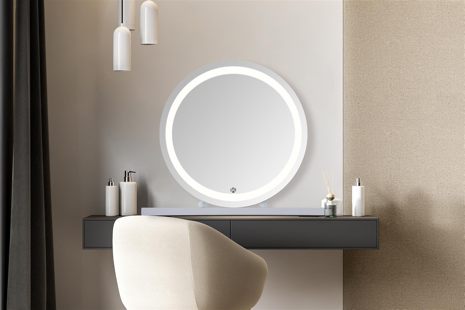 kayoom-led-schminkspiegel-glamory-125-10x60x53-cm-eisen-glas-mdf-schwarz-oder-we image 6