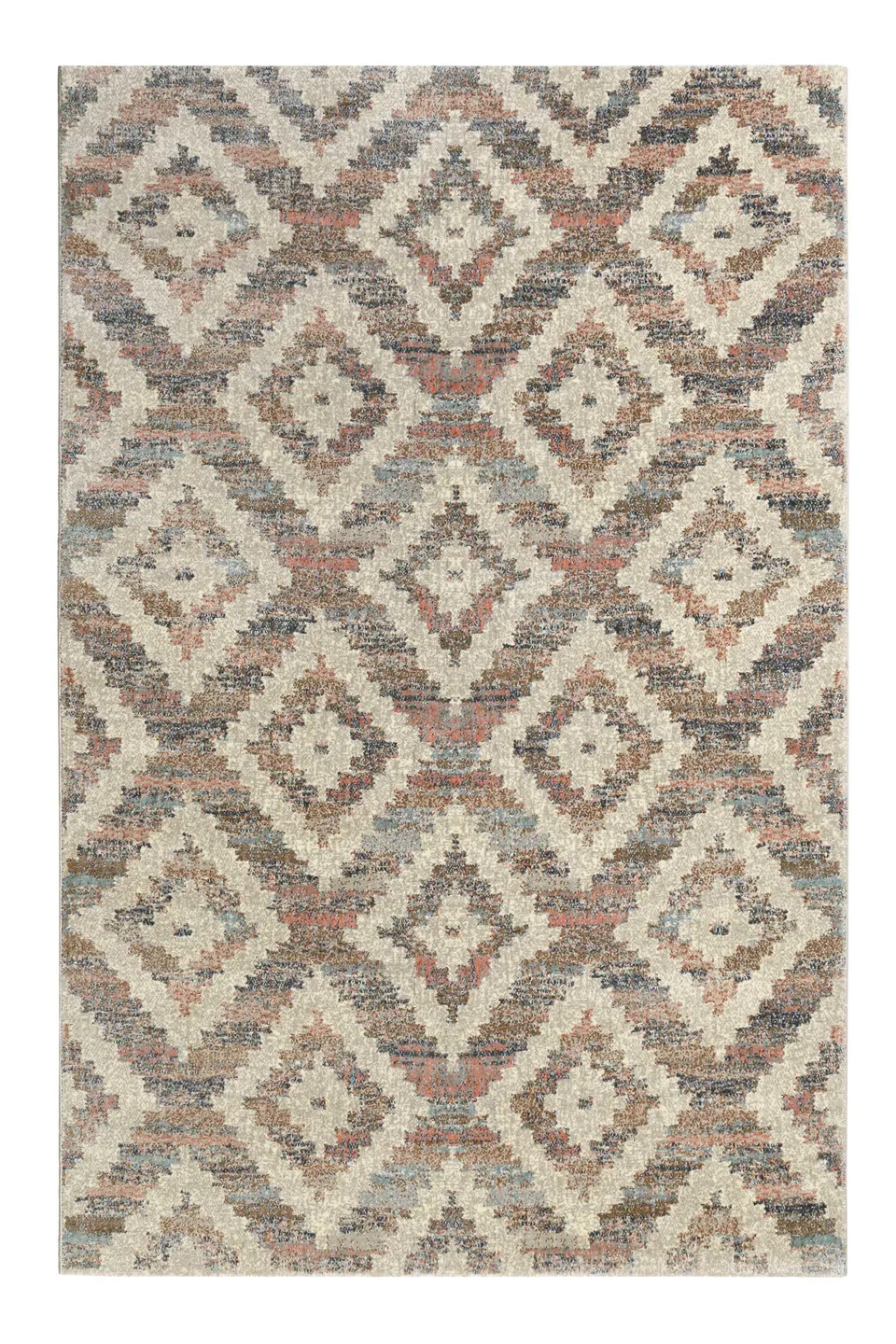 weconhome-passion-2-0-kurzflor-teppich-beige-rosa-blau-gewebter-webteppich-mit-r image 1