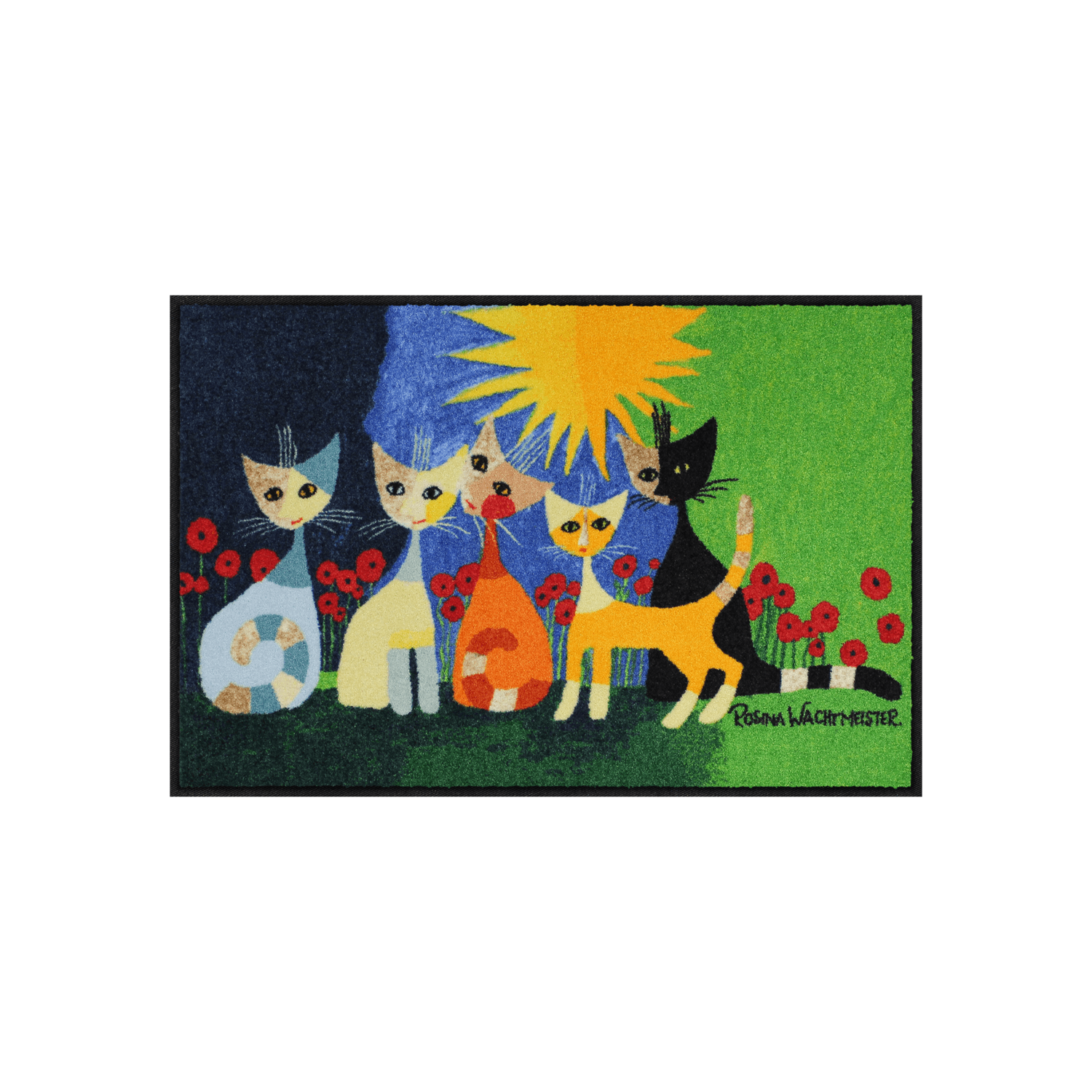 salonloewe-una-bella-compagnia-l-ufer-50-x-75-cm-bunte-katzenmotive-von-rosina-w image 1
