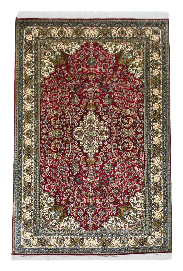 kayoom-kashan-5049-multi-handgewebter-orient-teppich-93-cm-x-158-cm-b-no-82 image 1