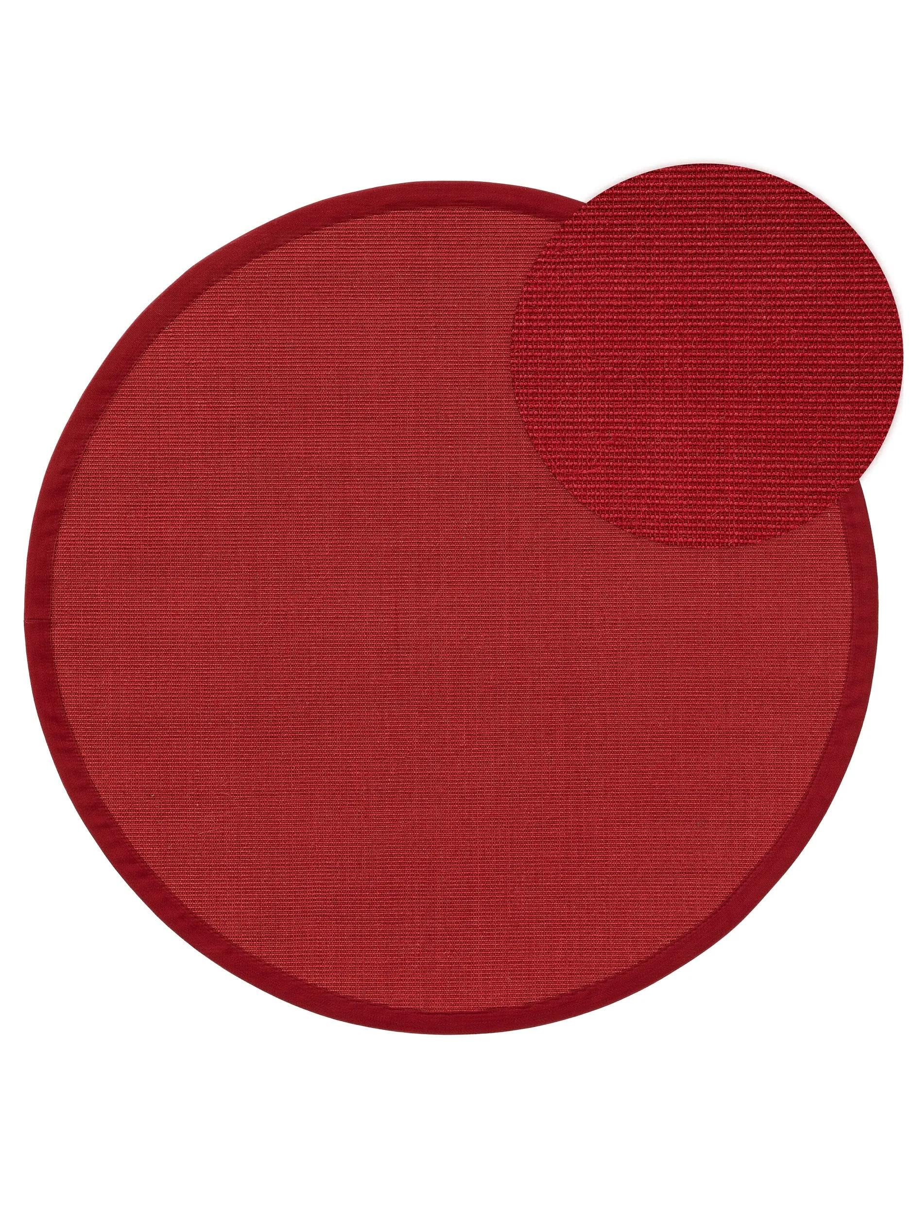 benuta-nest-sana-sisal-naturfaser-teppich-rot-rund-150-cm image 7